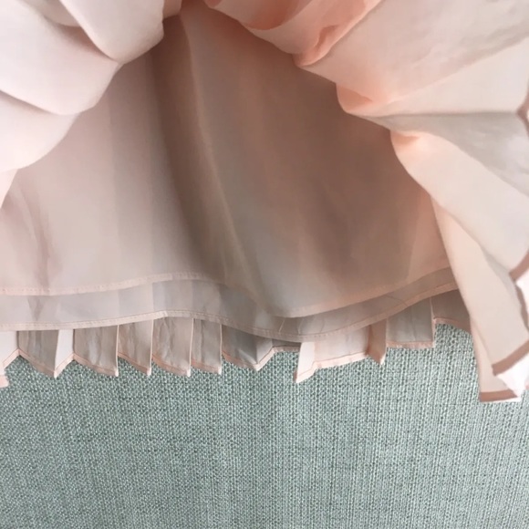 Armani Exchange Ballet Pink Pleated A-Line Skirt with Elastic Waist - Picture 6 of 8